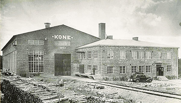 1940年代在芬兰Hyvinkää的通力工厂
